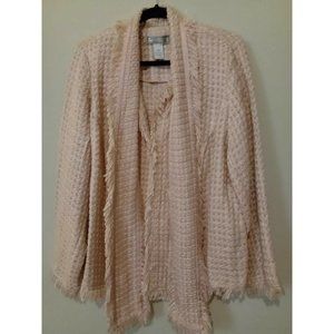 Simonton Says 20W Pink Knitted Cardigan Blazer